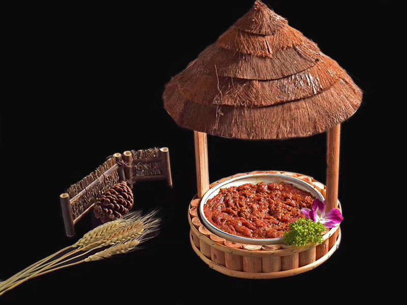 重庆崽儿火锅特色菜品：麻辣牛肉